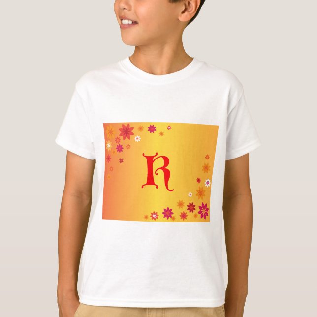 Buchstabe K T-Shirt (Vorderseite)