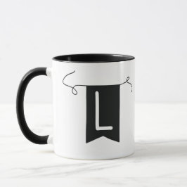 Buchstabe „L“ Becher  Tasse
