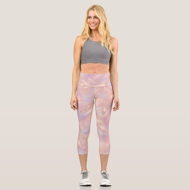 Buchstabe L Capri Leggings (Vorderseite)