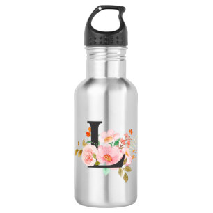 Buchstabe L Edelstahlflasche