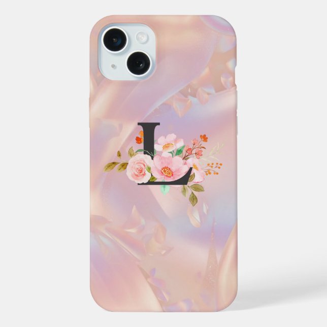 Buchstabe L iPhone 15 Plus Hülle (Rückseite)