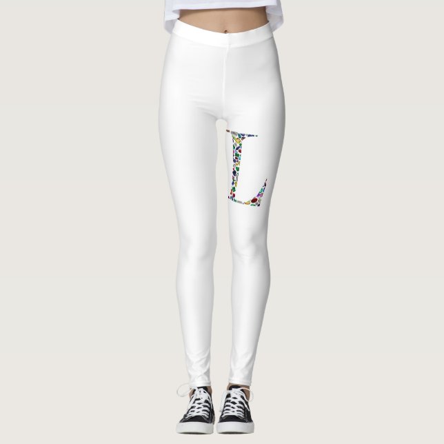 Buchstabe L Leggings (Vorderseite)