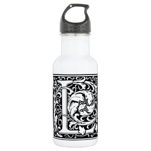 Buchstabe L Mittelalterliche Monogramm-Kunst Art N Trinkflasche