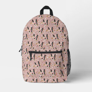 Buchstabe M Bedruckter Rucksack
