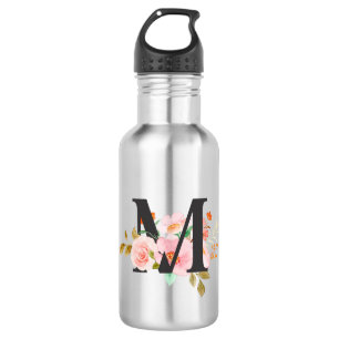Buchstabe M Edelstahlflasche