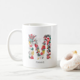 Buchstabe M | Monogramm-I-Tasse für den Blasenbrie Kaffeetasse