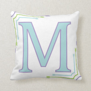 Buchstabe M - Monogramm-Kissen Kissen