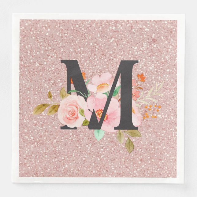 Buchstabe M Serviette (Vorderseite)