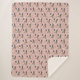 Buchstabe M Sherpadecke