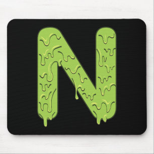Buchstabe N Alphabet Anfangsbuchstaben Halloween K Mousepad
