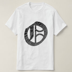 Buchstabe "O" im gotischen Stil T-Shirt