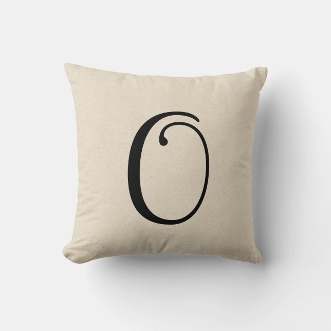 Buchstabe O Kissen (Vorderseite)