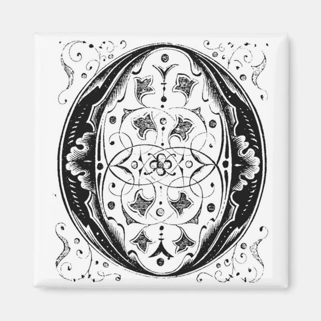 Buchstabe 'O' - Magnet (Vorne)