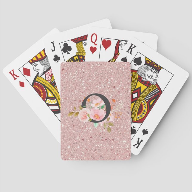 Buchstabe O Spielkarten (Rückseite)