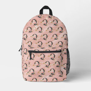 Buchstabe Q Bedruckter Rucksack