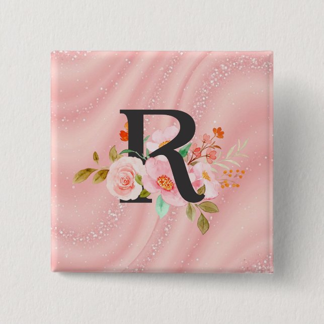 Buchstabe R Button (Vorderseite)