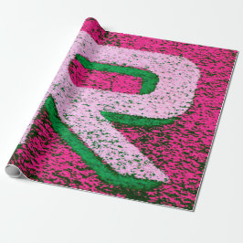 Buchstabe r geschenkpapier