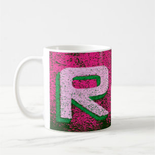 Buchstabe r kaffeetasse