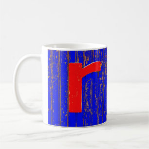 Buchstabe r kaffeetasse