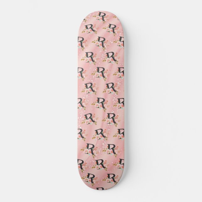 Buchstabe R Skateboard (Vorderseite)