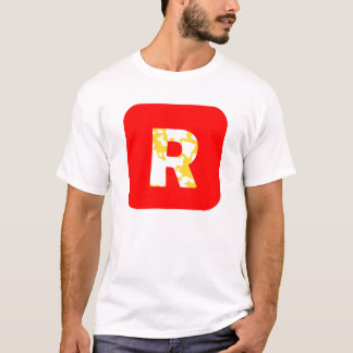 Buchstabe R T-Shirt