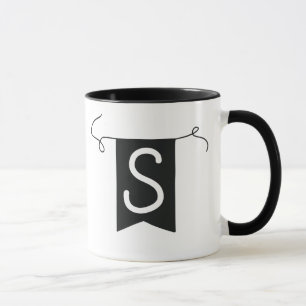 Buchstabe „S“ Becher Tasse