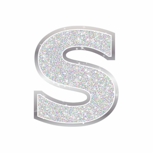 Buchstabe S Fotoskulptur Ornament (Vorne)