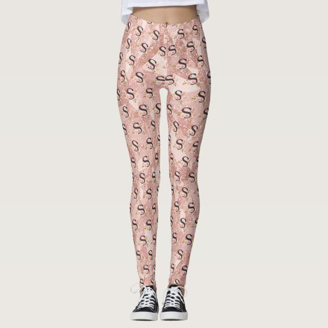 Buchstabe S Leggings (Vorderseite)