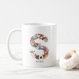 Buchstabe S | Monogramm-I-Tasse für den Blasenbrie Kaffeetasse
