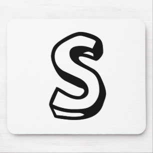 Buchstabe S Mousepad