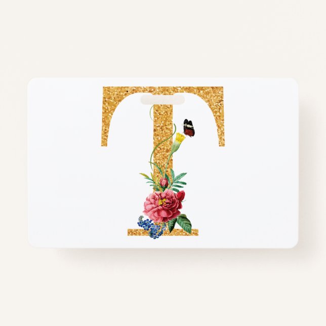 Buchstabe t ausweis (Vorderseite)