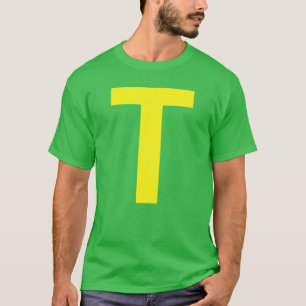 Buchstabe T Lustige Gruppe passendes Halloween-Kos T-Shirt