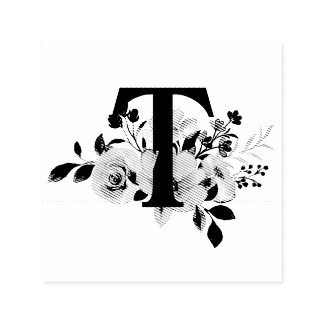 Buchstabe T Permastempel (Design)
