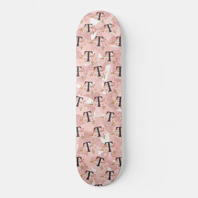 Buchstabe T Skateboard (Vorderseite)