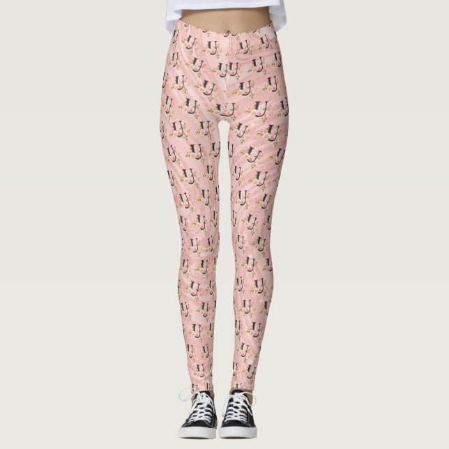 Buchstabe U Leggings (Vorderseite)