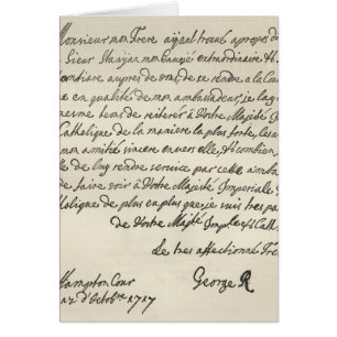 Buchstabe von George I zu Charles VI