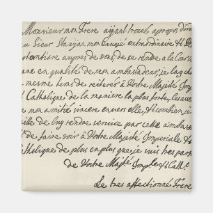 Buchstabe von George I zu Charles VI Magnet