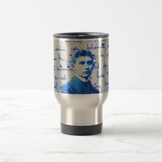 Buchstabe von Kafka Reisebecher (Mittel)