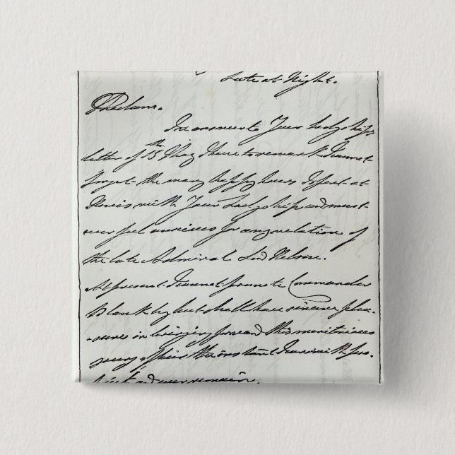 Buchstabe von William IV zu Dame Nelson Button (Vorderseite)