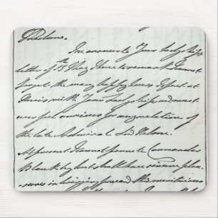 Buchstabe von William IV zu Dame Nelson Mousepad