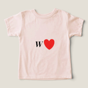 Buchstabe W Herz - Valentinstag Anfangsbuchstabe L