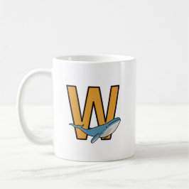 Buchstabe W Kaffeetasse