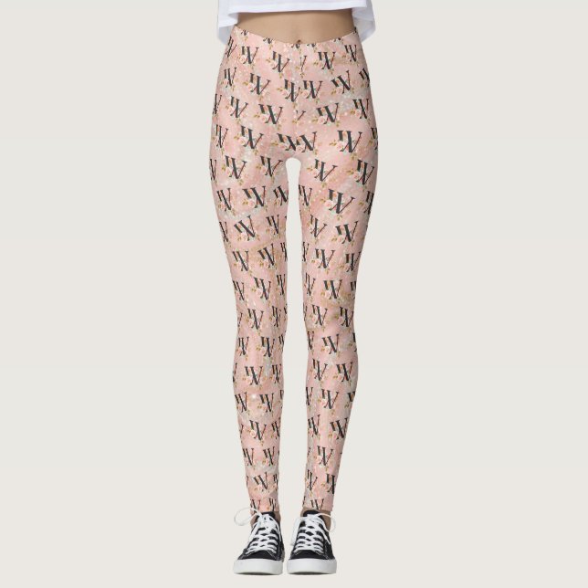 Buchstabe W Leggings (Vorderseite)