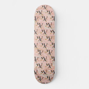 Buchstabe W Skateboard