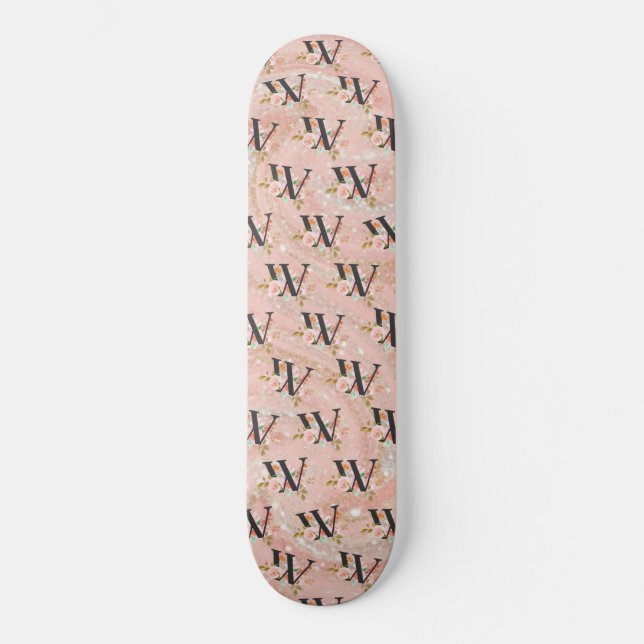 Buchstabe W Skateboard (Vorderseite)