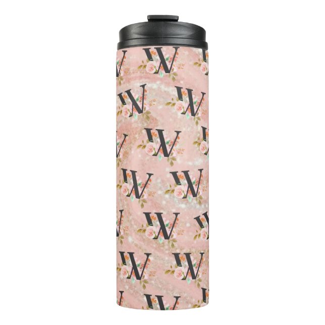 Buchstabe W Thermosbecher (Vorderseite)