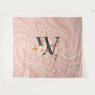 Buchstabe W Wandteppich