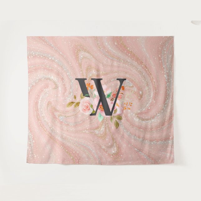 Buchstabe W Wandteppich (Vorderseite (Horizontal))
