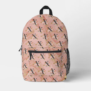 Buchstabe X Bedruckter Rucksack