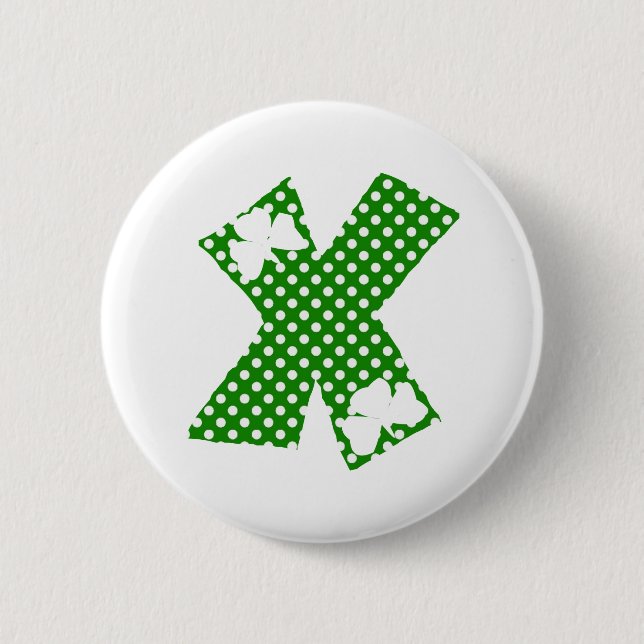 Buchstabe X Button (Vorderseite)